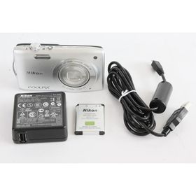 Nikon デジタルカメラ COOLPIX (クールピクス) S3300 クリスタルシルバー S3300SL 【中古品】