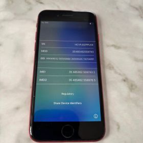 バッテリー100% 128GB iPhone SE 第2世代 2020 赤