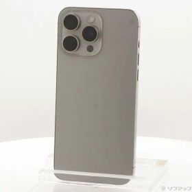 ソフマップ 〔中古品〕 iPhone15 Pro Max 256GB ナチュラルチタニウム MU6R3J／A SIMフリー【349】