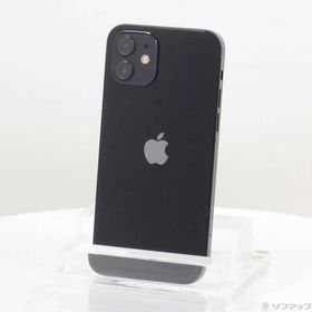 〔中古〕Apple(アップル) iPhone12 256GB ブラック MGJ03J／A SIMフリー〔368-ud〕
