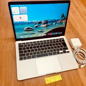 【動作確認済み】 MacBook air 13インチ 2020 アップル Apple M1 8GB 256GB 動画編集可能 カメラ内蔵 ノートPC ノートパソコン SSD搭載 macOSインストール済み 【4297】