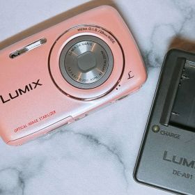 【動作品】Panasonic LUMIX DMC-S1 ピンク デジカメ