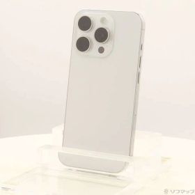 ソフマップ 〔中古品〕 iPhone15 Pro 128GB ホワイトチタニウム MTU83J／A SIMフリー【295】