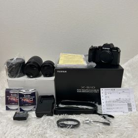美品 FUJIFILM X-S10 ダブルズームレンズキット 本体 動作確認済み