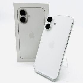 iPhone16 256GB ホワイト MYDX3J/A SIMロック解除済み 動作確認済み