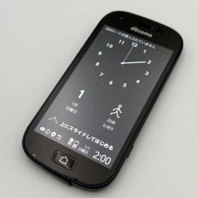 docomo らくらくスマートフォン me F-03K ネイビー 青 白ロム シムロック解除済み ドコモ