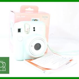 【動作保証・点検済】良品■FUJIFILM instax mini 12 ｸﾞﾘｰﾝ■箱付き■4267