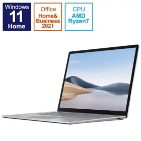 【展示美品】Surface Laptop 4 プラチナ [15.0型 /Windows11 Home /AMD Ryzen 7 /メモリ：8GB /SSD：256GB] 5UI-00046