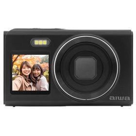 コンパクトデジタルカメラ aiwa cam DCB-2 ブラック(1600万画素CMOSセンサー/電子手ブレ補正/AF/4倍デジ...