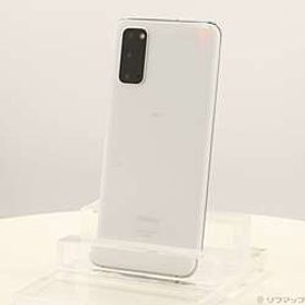 〔中古品〕 Galaxy S20 5G 128GB クラウドホワイト SCG01 auロック解除SIMフリー ［6.2インチ有機EL／Snapdragon 865／RAM:12GB／ナノSIM］〔中古品〕 Galaxy S20 5G 128GB クラウドホワイト SCG01 auロック解除SIMフリー ［6.2インチ有機EL／Snapdragon 865／RAM:12GB／ナノSIM］
