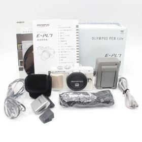 嬉しい本箱・説明書付き！916ショット！■ほぼ新品■ OLYMPUS PEN E-PL7 ボディ ホワイト