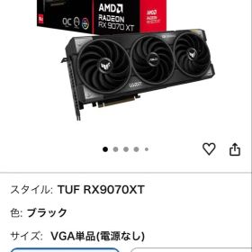 【新品19万円‼️】TUF Gaming RX 9070 XT 16GB