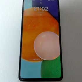 Galaxy A52 5G SC-53B ブラック SIM解除済 利用制限○