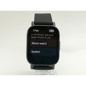 【中古】Xiaomi Redmi Watch 5 Lite ブラック【静岡】保証期間１ヶ月【ランクB】
