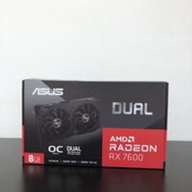 中古 ASUS DUAL-RX7600-O8G-V2 (RX7600 8G) 162744 状態： C:並品