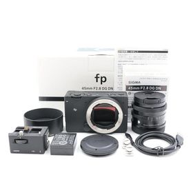 SIGMA fp ＆ 45mm F2.8 DG DN kit ブラック フルサイズミラーレス一眼カメラ 937317 シグマ