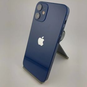 【中古・画面キズ有・フレームキズ有】iPhone 12 mini 128GB ブルー simロック解除済み