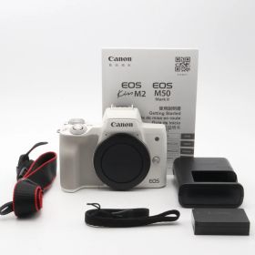 Canon ミラーレス一眼カメラ EOS Kiss M2 ボディー ホワイト KISSM2WH-BODY