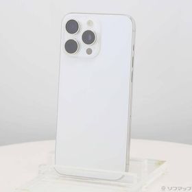 〔中古〕Apple(アップル) iPhone15 Pro Max 1TB ホワイトチタニウム MU703J／A SIMフリー〔269-ud〕