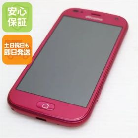 美品 F-01L らくらくスマートフォン me ピンク スマホ 本体 白ロム 土日祝発送OK 02000