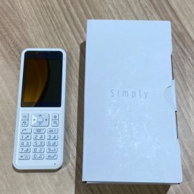 【箱付き 未使用 】Simply シンプリ― 603SI ホワイト ソフトバンク ワイモバイル フィーチャーフォン ガラケー 携帯 Y!mobile SoftBank