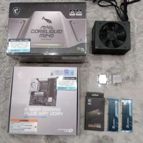 自作PCパーツCorei5-13400 B760M 8GBx2 1TBSSD