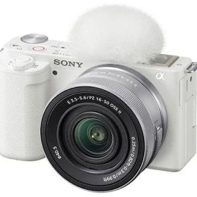 【新品・2営業日で発送】SONY ソニー ミラーレス一眼カメラ ZV-E10 パワーズームレンズキット(同梱レンズ:SELP16502) ホワイト ZV-E10K WQ レンズ交換式