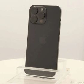 ソフマップ 〔中古品〕 iPhone15 Pro Max 512GB ブラックチタニウム MU6U3J／A SIMフリー【348】