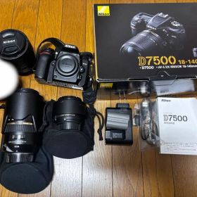 美品、 Nikon D7500 18-140 キット➕2レンズ