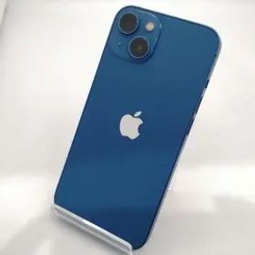 【中古】Apple SoftBank 【SIMフリー】 iPhone 13 128GB ブルー MLNG3J/A【広島本通】保証期間１ヶ月【ランクA】