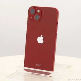 (中古)Apple iPhone13 512GB プロダクトレッド MLNR3J/A SIMフリー(377-ud)