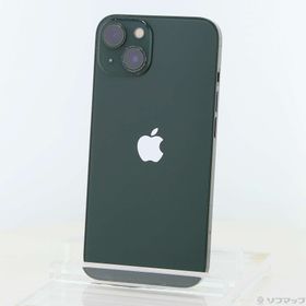 (中古)Apple iPhone13 128GB グリーン MNGG3J/A SIMフリー(198-ud)