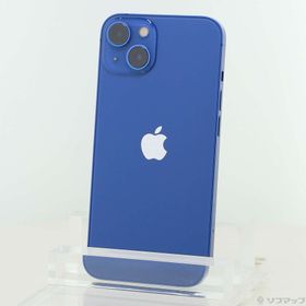 (中古)Apple iPhone13 256GB ブルー MLNM3J/A SIMフリー(198-ud)