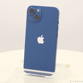 (中古)Apple iPhone13 256GB ブルー MLNM3J/A SIMフリー(305-ud)