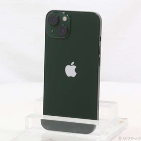 (中古)Apple iPhone13 128GB グリーン MNGG3J/A SIMフリー(368-ud)