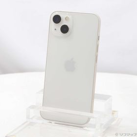 (中古)Apple iPhone13 128GB スターライト MLND3J/A SIMフリー(377-ud)