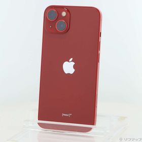 (中古)Apple iPhone13 128GB プロダクトレッド MLNF3J/A SIMフリー(198-ud)