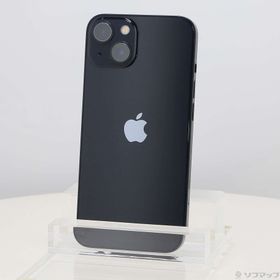 (中古)Apple iPhone13 128GB ミッドナイト MLNC3J/A SIMフリー(198-ud)
