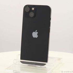(中古)Apple iPhone13 128GB ミッドナイト MLNC3J/A SIMフリー(198-ud)