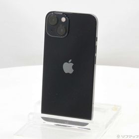 (中古)Apple iPhone13 128GB ミッドナイト MLNC3J/A SIMフリー(348-ud)