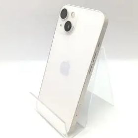 【中古】Apple SoftBank 【SIMフリー】 iPhone 13 128GB スターライト MLND3J/A【熊本】保証期間１ヶ月【ランクB】