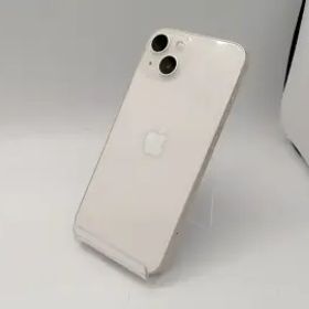 【中古】Apple SoftBank 【SIMフリー】 iPhone 13 128GB スターライト MLND3J/A【広島本通】保証期間１ヶ月【ランクC】