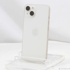 (中古)Apple iPhone13 128GB スターライト MLND3J/A SIMフリー (ネットワーク利用制限▲)(377-ud)
