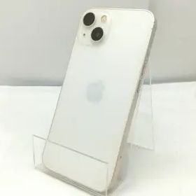【中古】Apple SoftBank 【SIMフリー】 iPhone 13 128GB スターライト MLND3J/A【川崎】保証期間１ヶ月【ランクC】