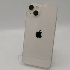 【中古】Apple SoftBank 【SIMフリー】 iPhone 13 128GB スターライト MLND3J/A【大須アメ横】保証期間１ヶ月【ランクB】