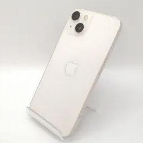 【中古】Apple au 【SIMフリー】 iPhone 13 128GB スターライト MLND3J/A【三宮センター】保証期間１ヶ月【ランクB】