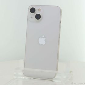 (中古)Apple iPhone13 128GB スターライト MLND3J/A SIMフリー(368-ud)