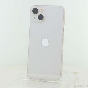 (中古)Apple iPhone13 128GB スターライト MLND3J/A SIMフリー(198-ud)