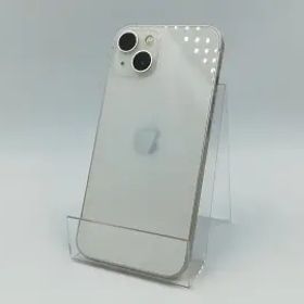 【中古】Apple SoftBank 【SIMフリー】 iPhone 13 128GB スターライト MLND3J/A【千葉】保証期間１ヶ月【ランクB】