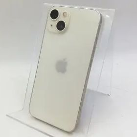 【中古】Apple au 【SIMフリー】 iPhone 13 128GB スターライト MLND3J/A【大宮東口】保証期間１ヶ月【ランクA】